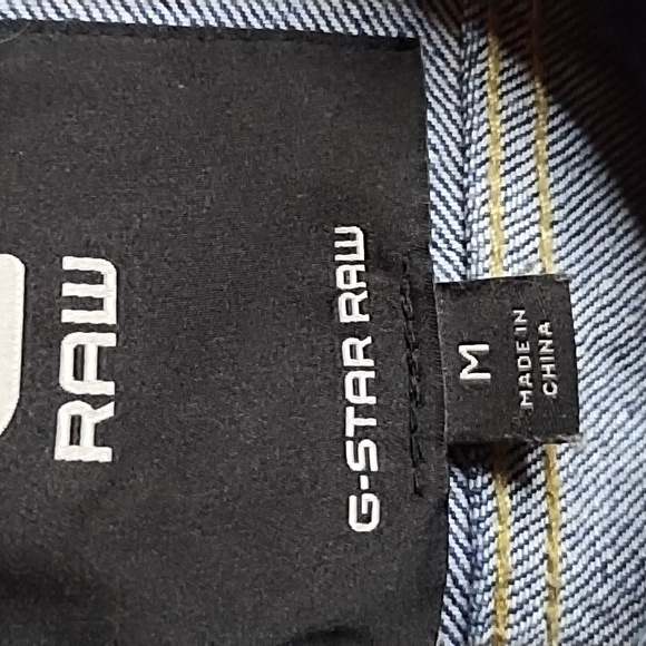 Unisex M G-Star Raw Denim Jacket - Picture 2 of 7